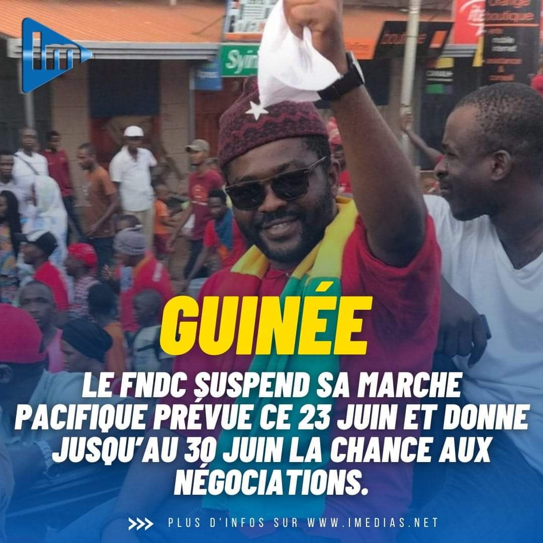Guinée : Le FNDC suspend sa marche pour donner une chance à la matérialisation du cadre dialogue lancé par le Premier Ministre 