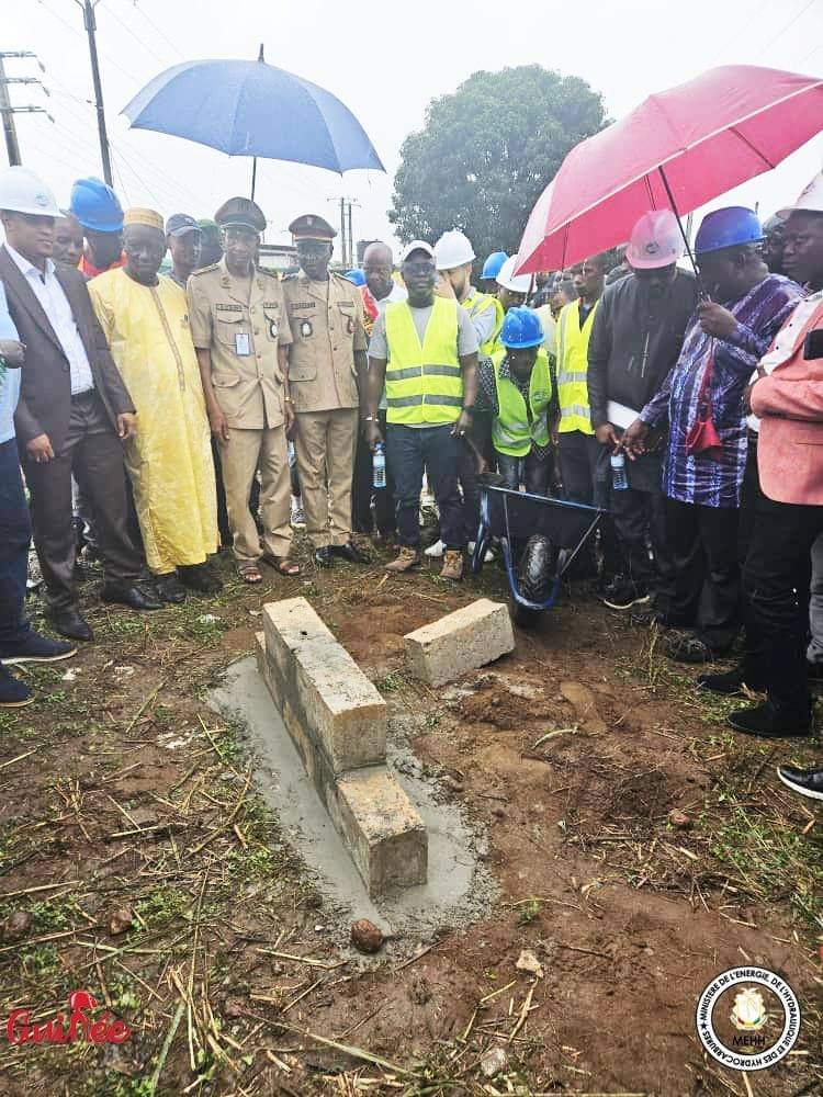 PAAEG : Lancement des travaux d'extension du poste 110/15 de Kindia